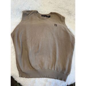 PGA Tour Men's Sweater Vest taupe XXL
